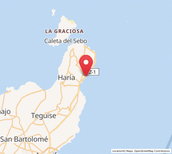 Map of Punta de Mujeres, Canary Islands