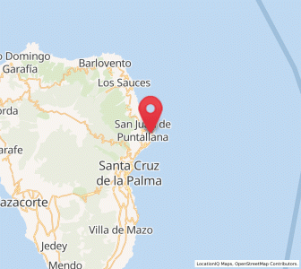 Map of Puntallana, Canary Islands