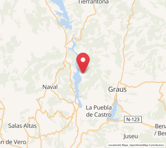 Map of Púy de Cinca, Aragon
