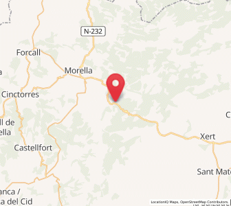 Map of Querol, Valencia