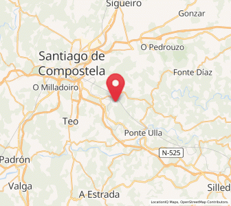 Map of Quian, Galicia