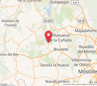 Map of Quijorna, Madrid