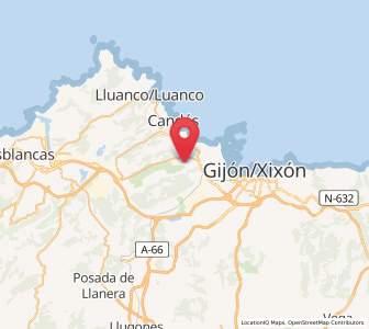 Map of Quimarán, Asturias