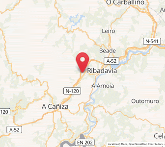 Map of Quinés, Galicia