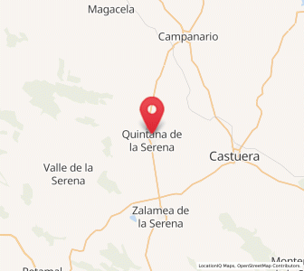Map of Quintana de la Serena, Extremadura