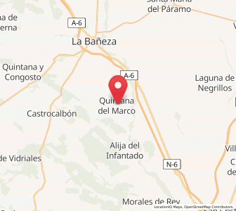 Map of Quintana del Marco, Castille and León