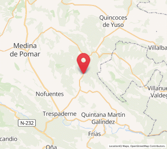 Map of Quintana-Entrepeñas, Castille and León