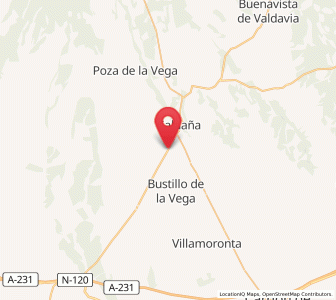 Map of Quintanadiez de la Vega, Castille and León