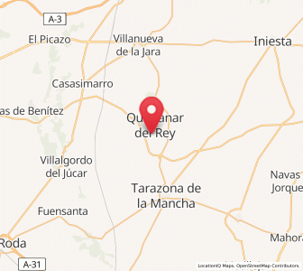 Map of Quintanar del Rey, Castille-La Mancha