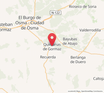 Map of Quintanas de Gormaz, Castille and León
