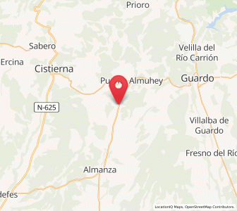 Map of Quintanilla de Almanza, Castille and León