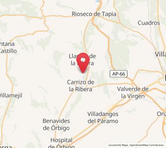 Map of Quintanilla de Sollamas, Castille and León