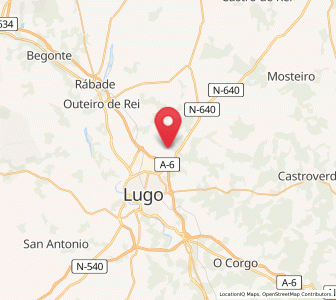 Map of Quintián, Galicia