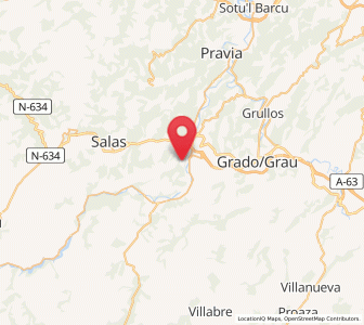 Map of Quintoños, Asturias