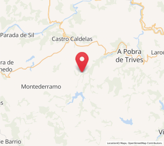 Map of Rabal, Galicia