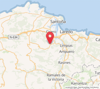 Map of Rada, Cantabria