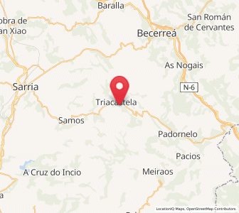Map of Ramil, Galicia