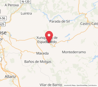 Map of Ramil, Galicia