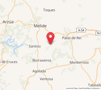 Map of Ramil, Galicia