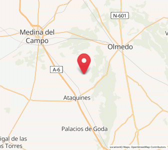Map of Ramiro, Castille and León