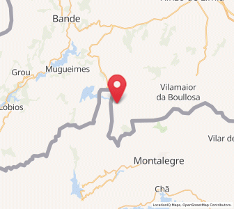 Map of Randín, Galicia