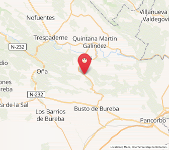 Map of Ranera, Castille and León
