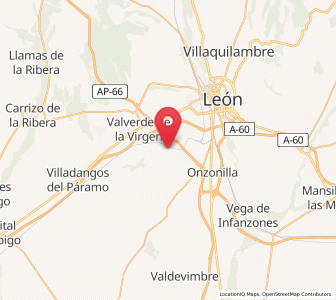Map of Raneros, Castille and León