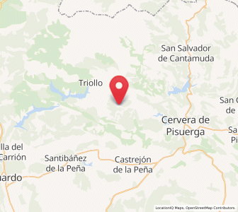 Map of Rebanal de las Llantas, Castille and León