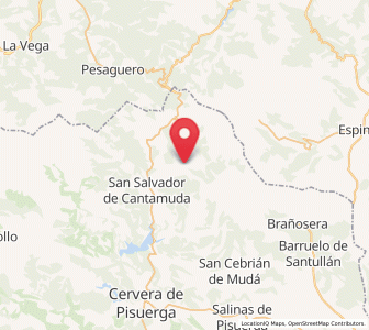 Map of Redondo, Castille and León