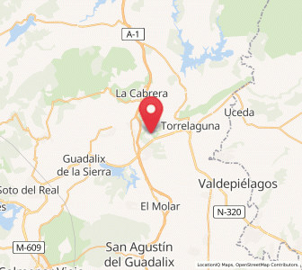 Map of Redueña, Madrid