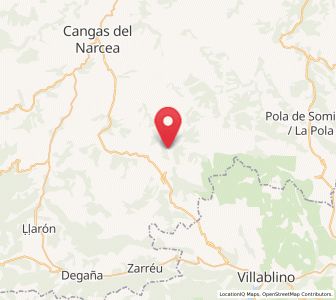 Map of Regla de Cibea, Asturias