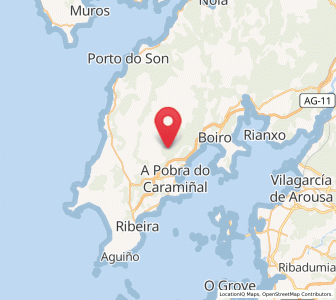 Map of Rego, Galicia