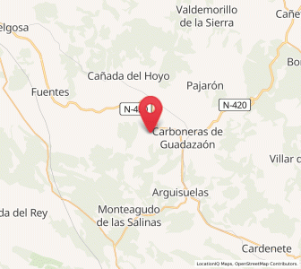 Map of Reíllo, Castille-La Mancha