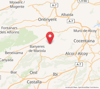 Map of Reiner, Valencia