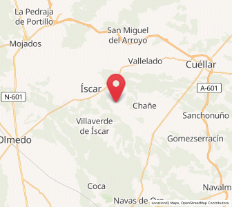 Map of Remondo, Castille and León
