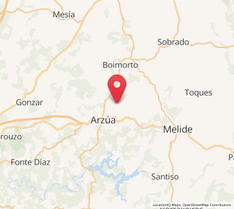 Map of Rendal, Galicia