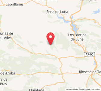 Map of Renedo de Valdetuéjar, Castille and León