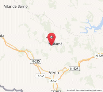 Map of Retorta, Galicia