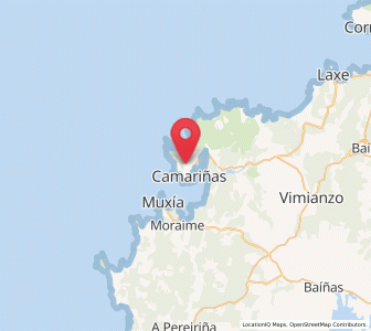 Map of Rías, Galicia