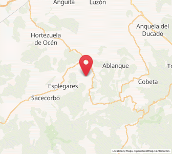 Map of Ribarredonda, Castille-La Mancha