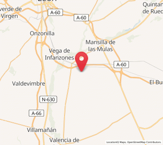 Map of Riego del Monte, Castille and León