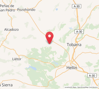 Map of Rincón del Moro, Castille-La Mancha
