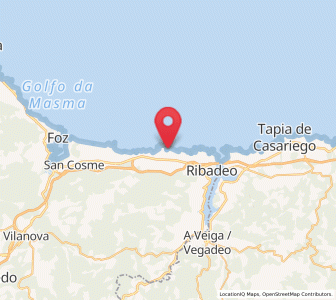 Map of Rinlo, Galicia
