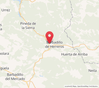 Map of Riocavado de la Sierra, Castille and León