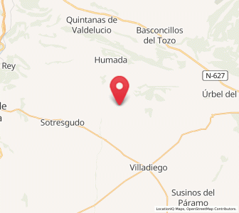 Map of Ríoparaíso, Castille and León