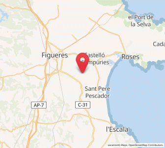 Map of Riumors, Catalonia