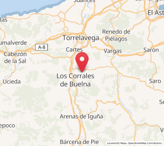 Map of Rivero, Cantabria