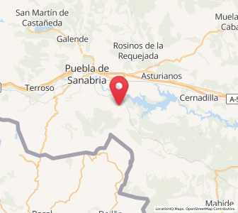 Map of Robledo, Castille and León