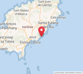 Map of Roca Llisa, Balearic Islands