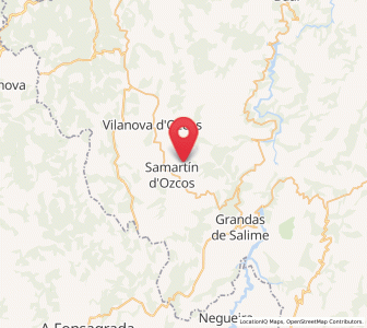 Map of Ron, Asturias